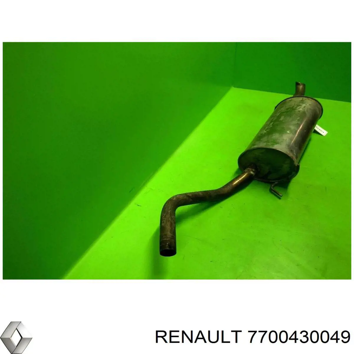 7700430049 Renault (RVI) глушник, задня частина