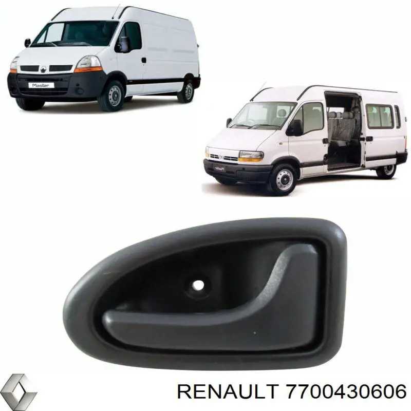 7700430606 Renault (RVI) ручка двері правою внутрішня перед/зад