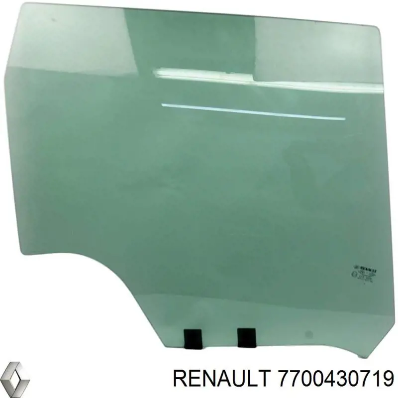 Скло задньої двері лівої 7700430719 Renault (RVI)