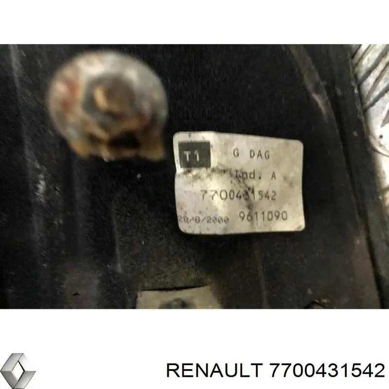 Ліве бокове дзеркало 7700431542 Renault (RVI)