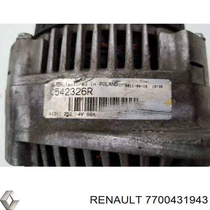 7700431943 Renault (RVI) Авто генератор