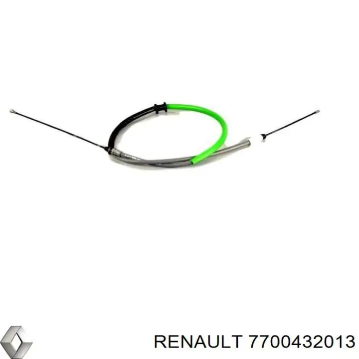 7700432013 Renault (RVI) трос ручного гальма задній, правий/лівий