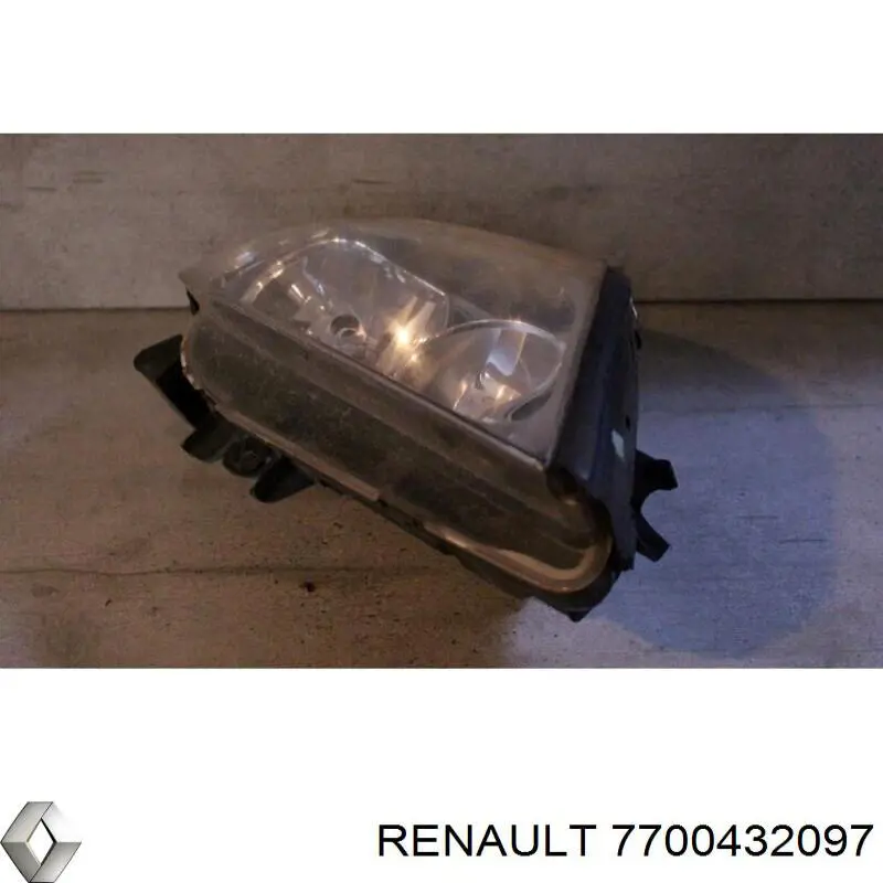 Фара правая Renault (RVI) 7700432097 ціна, від 76.94 USD