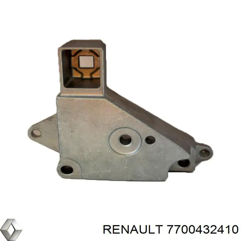 Кронштейн подушки (опори) двигуна, правої 7700432410 Renault (RVI)