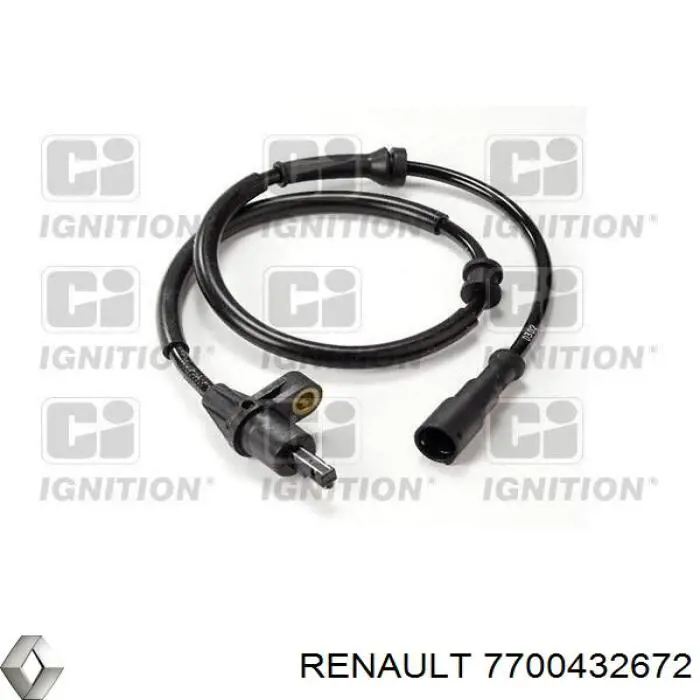 Купити 7700432672 Renault (RVI) Датчик АБС (ABS) задній, лівий