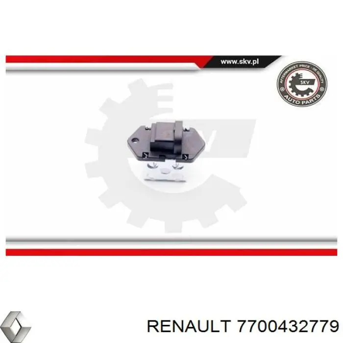 Купити 7700432779 Renault (RVI) Резистор моторчика вентилятора A/C