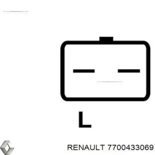 7700433069 Renault (RVI) генератор