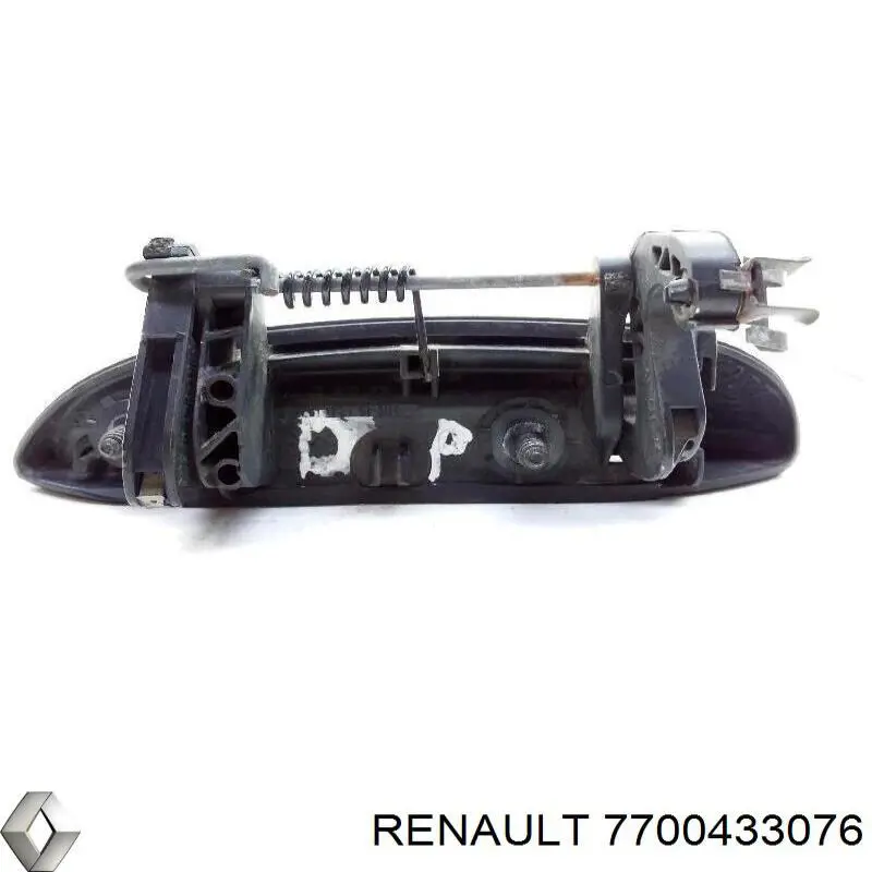 Ручка двері правою зовнішня перед/зад 7700433076 Renault (RVI)