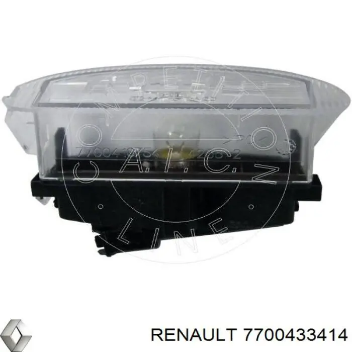 Ліхтар підсвічування заднього номерного знака Renault (RVI) 7700433414 ціна, від 9.72 USD