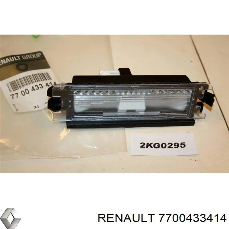 Купити 7700433414 Renault (RVI) Ліхтар підсвічування заднього номерного знака