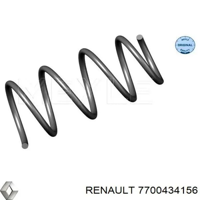 7700434156 Renault (RVI) Пружина амортизатора передняя