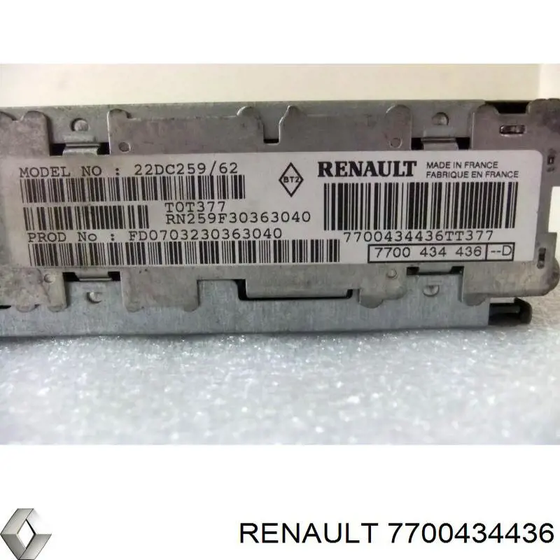 Купити 7700434436 Renault (RVI) Магнітола