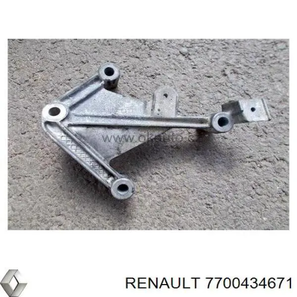Купити 7700434628 Renault (RVI) Кронштейн подушки (опори) двигуна, лівої