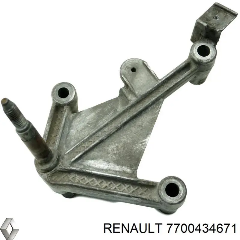 Кронштейн подушки (опори) двигуна, лівої 6001543537 Renault (RVI)