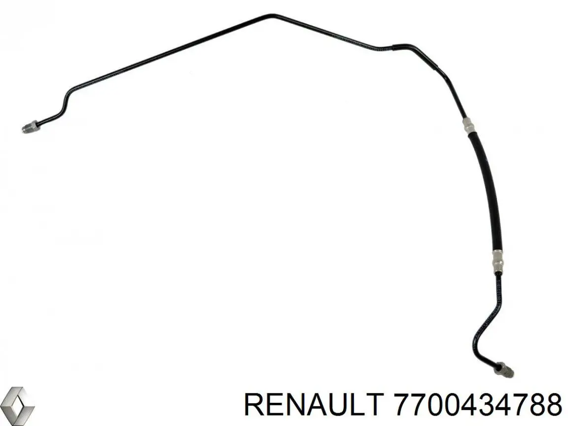 Шланг гальмівний задній, правий Renault (RVI) 7700434788 ціна, від 75.96 USD