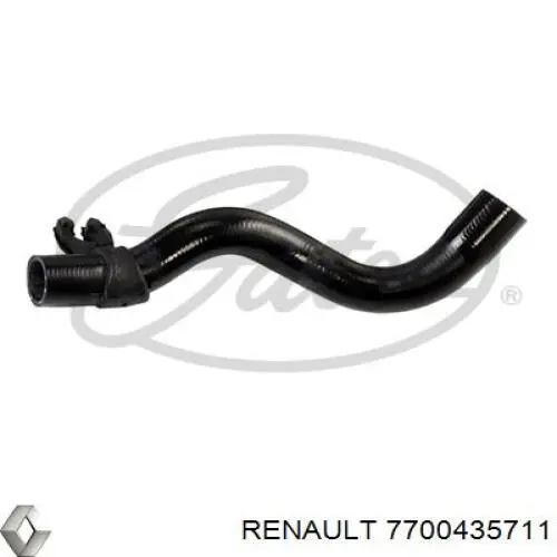 Шланг/патрубок радіатора охолодження, верхній Renault (RVI) 7700435711 ціна, від 13.81 USD