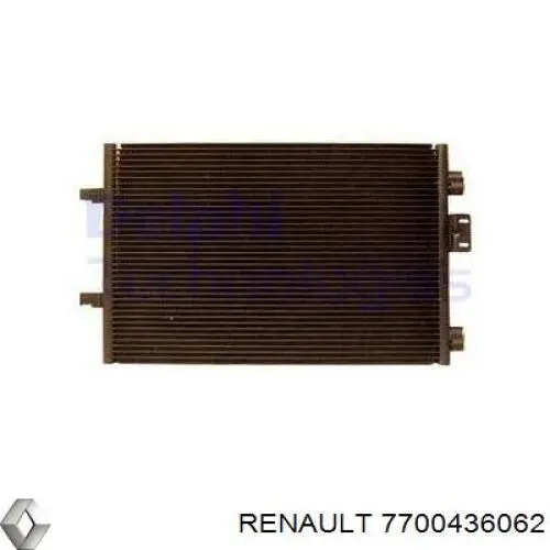Радіатор кондиціонера 7700436062 Renault (RVI)