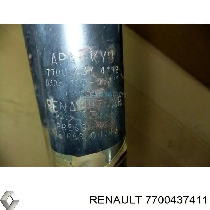 7700437411 Renault (RVI) амортизатор задній