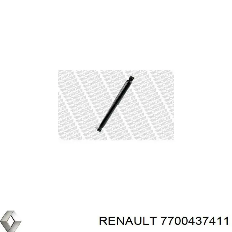 Амортизатор задній 7700437411 Renault (RVI)