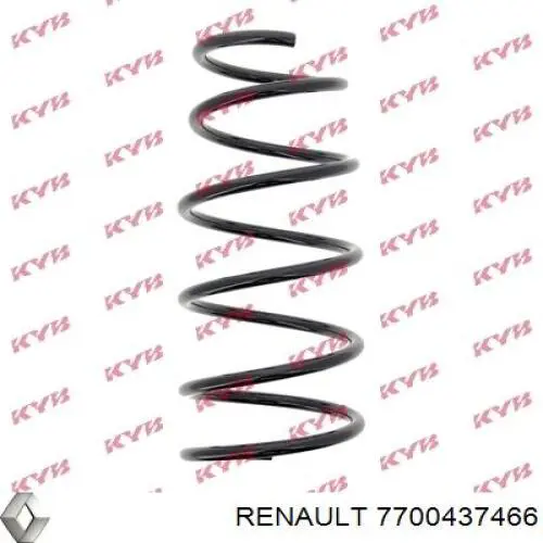 7700437466 Renault (RVI) Пружина амортизатора передняя
