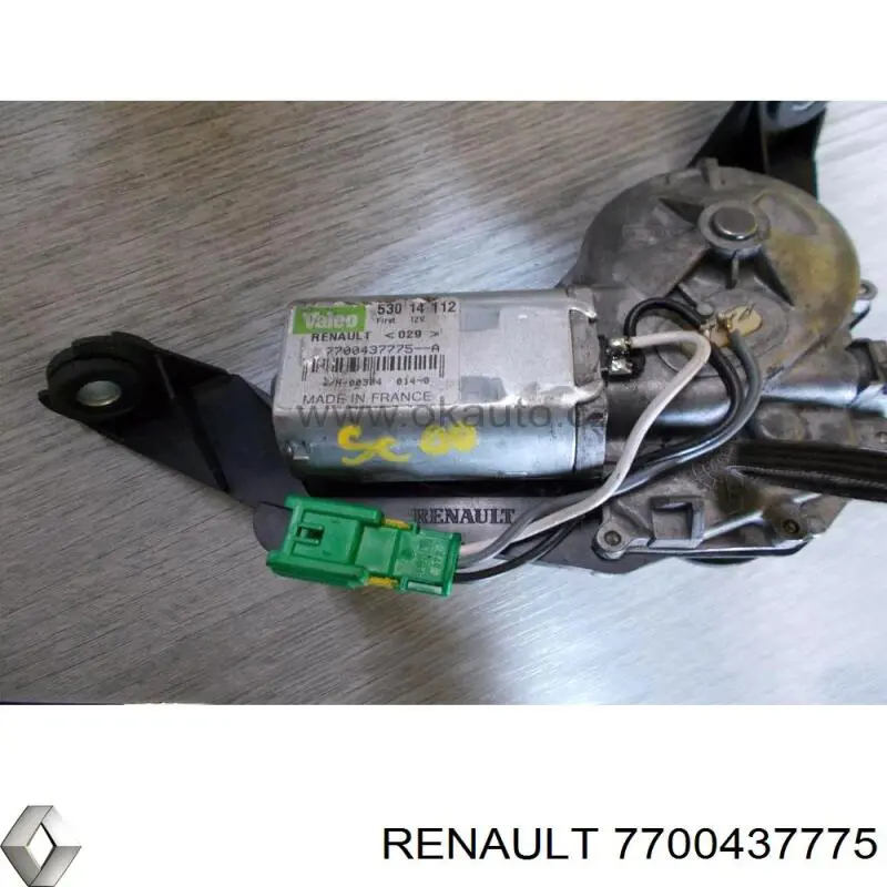 Задній механізм склоочисника Renault (RVI) 7700437775