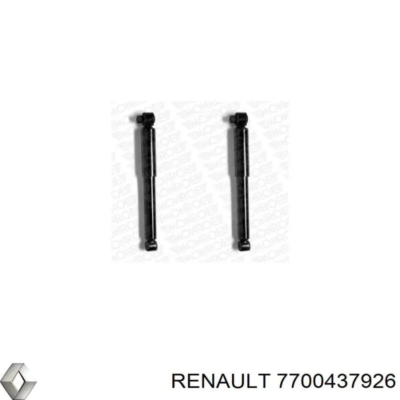 Амортизатор задній Renault (RVI) 7700437926 ціна, від 28.80 USD