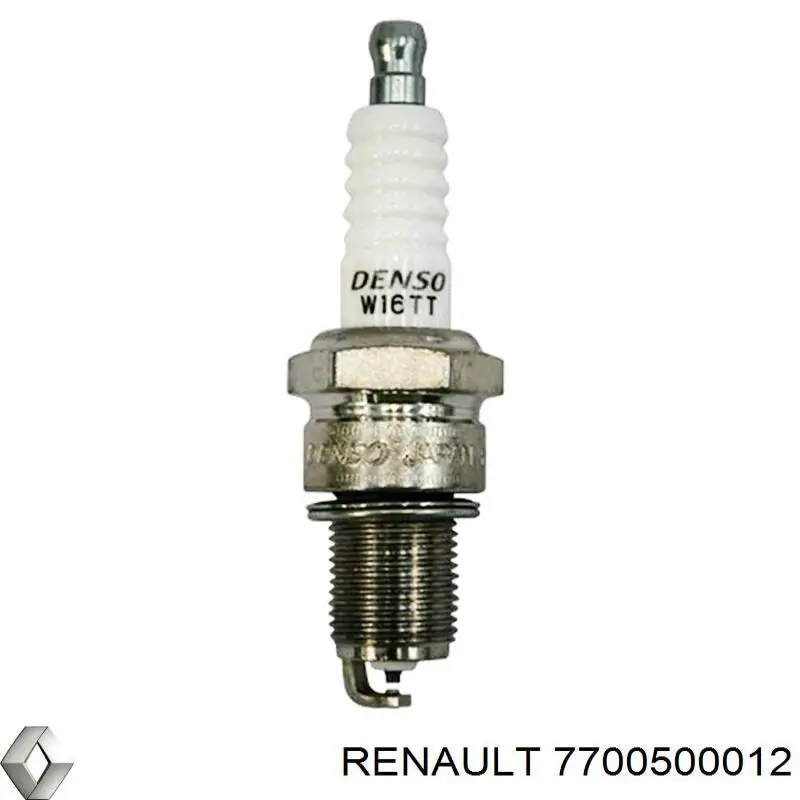 Свічки запалювання 7700500012 Renault (RVI)