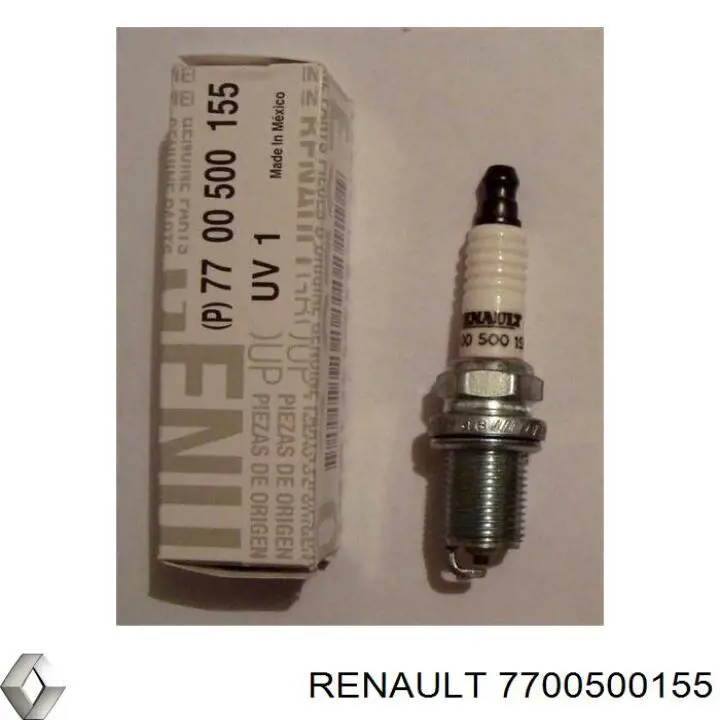 Свічки запалювання 7700500155 Renault (RVI)