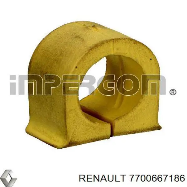 7700667186 Renault (RVI) втулка стабілізатора переднього