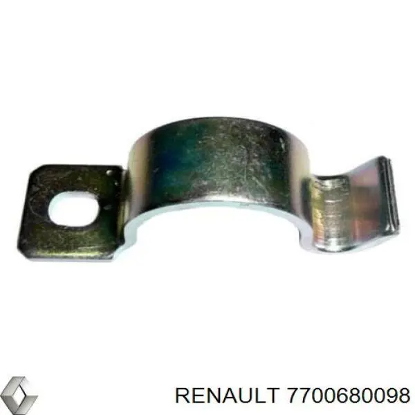 Хомут кріплення втулки стабілізатора, переднього Renault (RVI) 7700680098 ціна, від 2.17 USD