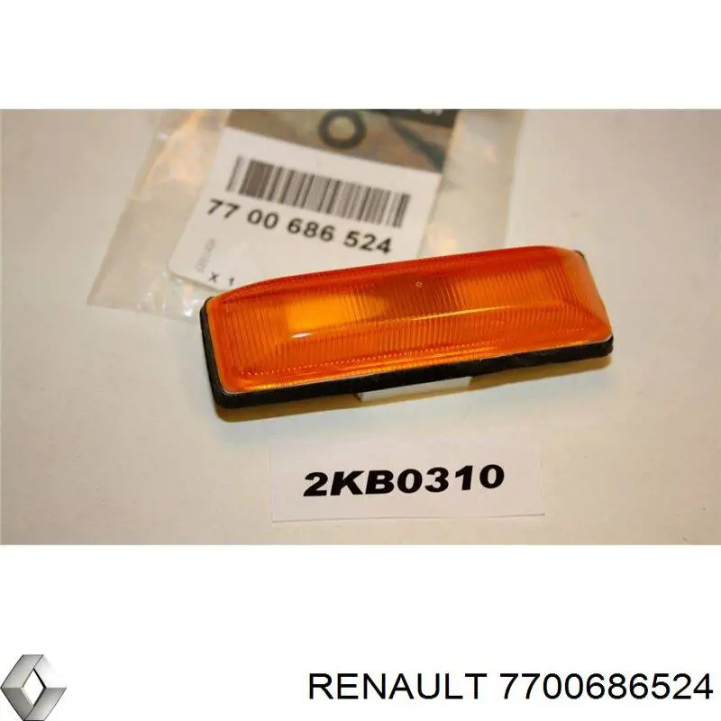 Повторювач повороту на крилі Renault (RVI) 7700686524 ціна, від 15.39 USD
