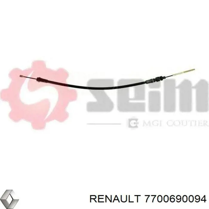 Трос зчеплення 7700690094 Renault (RVI)