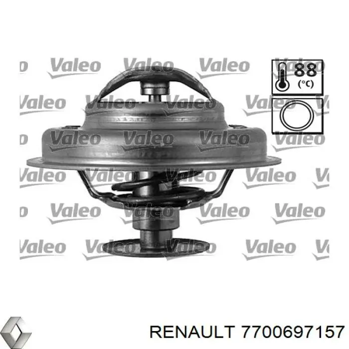 Термостат 7700697157 Renault (RVI)