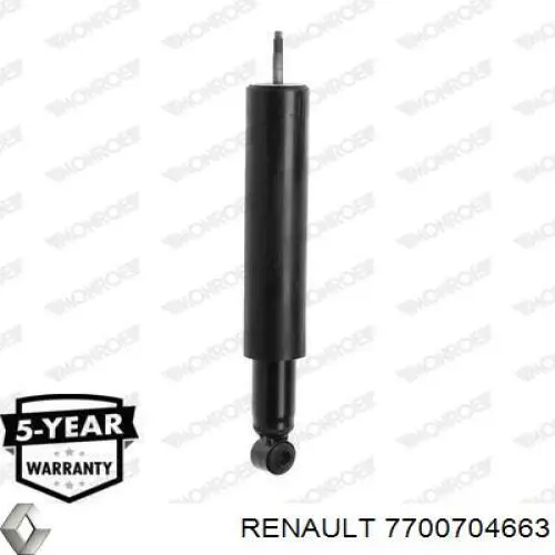 Амортизатор задній Renault (RVI) 7700704663 ціна, від 41.98 USD