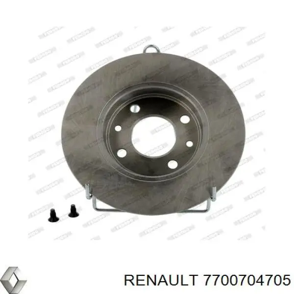 Диск переднього гальма Renault (RVI) 7700704705 ціна, від 19.65 USD