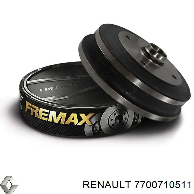 Барабан гальмівний задній 7700710511 Renault (RVI)