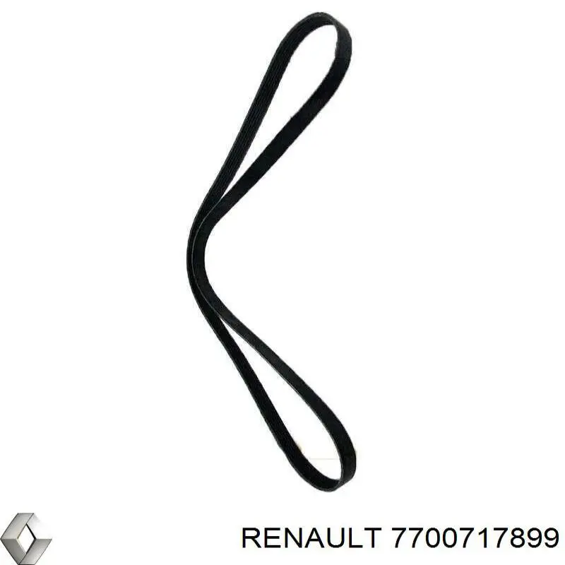 Ремінь приводний, агрегатів 7700717899 Renault (RVI)