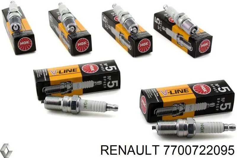 7700722095 Renault (RVI) свіча запалювання