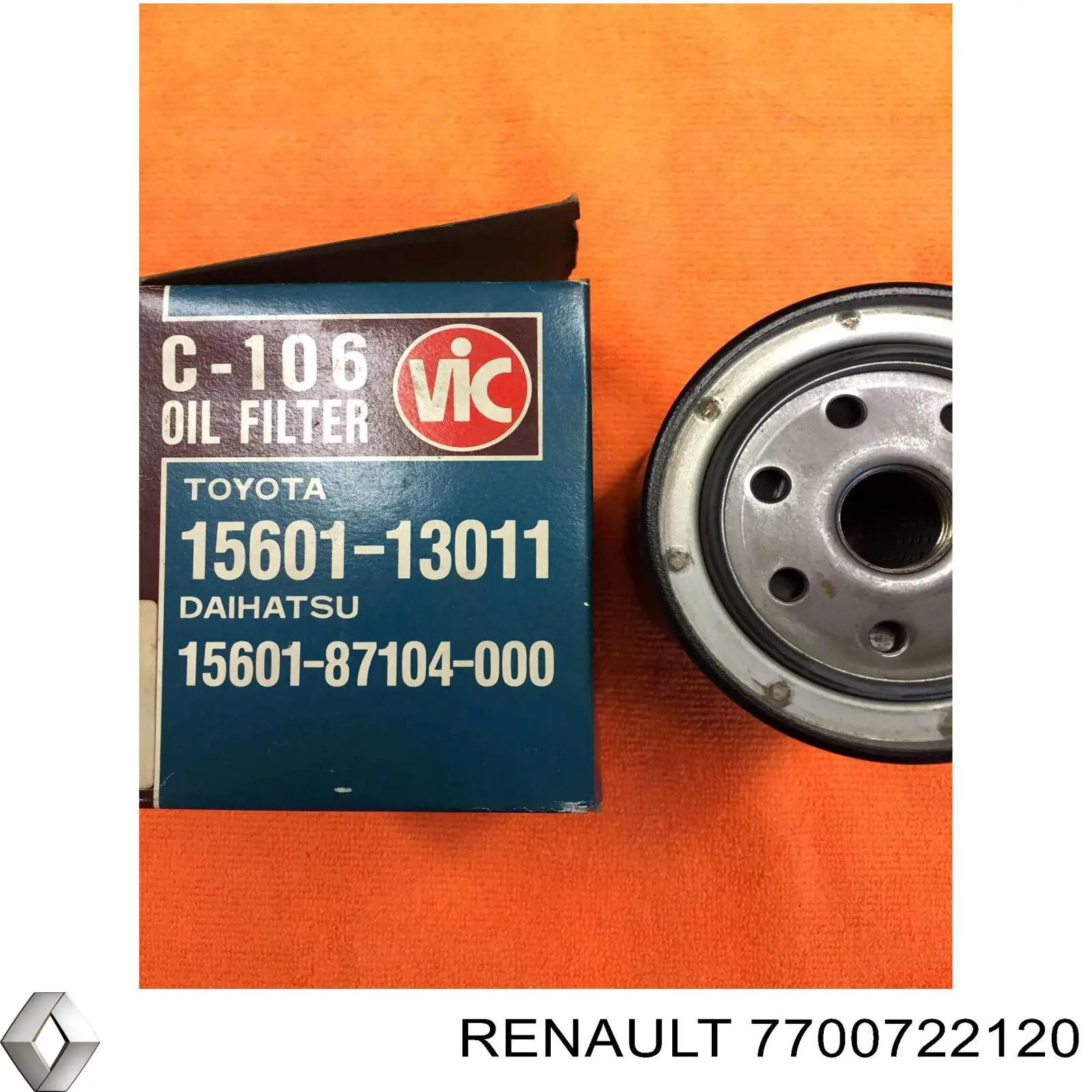 Повітряний фільтр 7700722120 Renault (RVI)