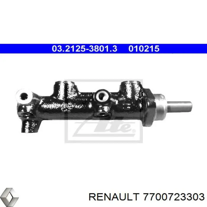 Циліндр головний гальма (Гідротормоз) Renault (RVI) 7700723303 ціна, від 46.20 USD