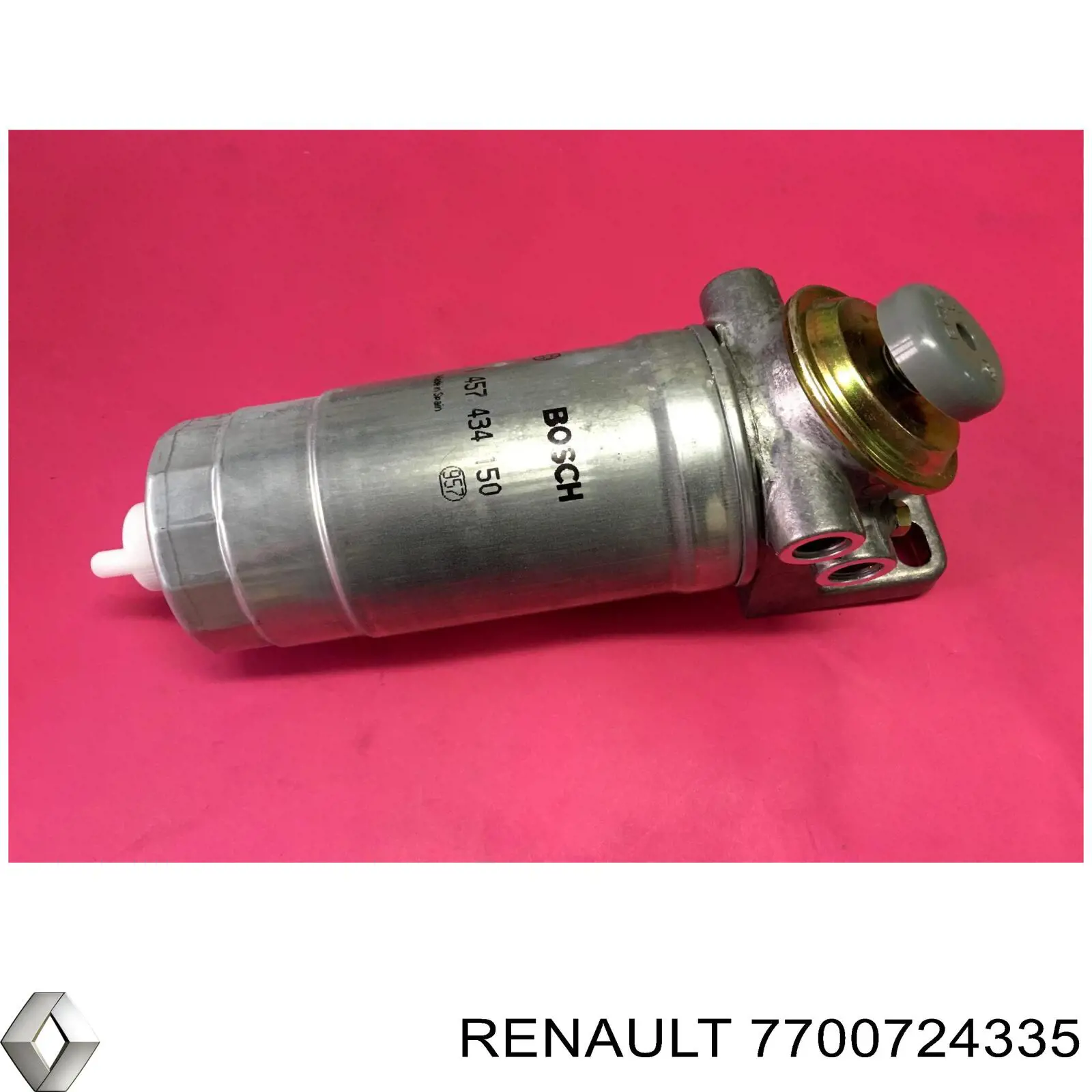 Паливний фільтр 7700724335 Renault (RVI)
