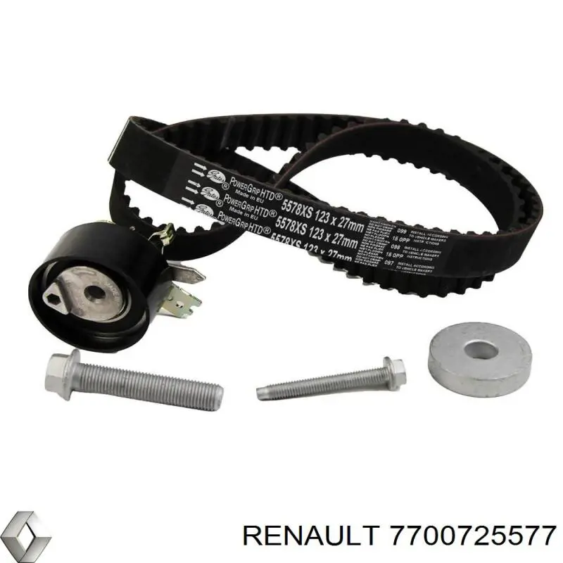 Купити 7700725577 Renault (RVI) Ремінь газорозподільного механізму