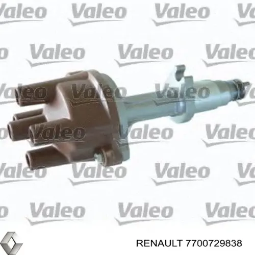 Розподільник запалювання (трамблер) Renault (RVI) 7700729838 ціна, від 52.81 USD