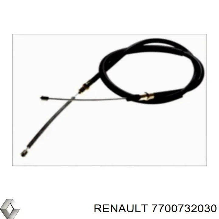 Трос стоянкового гальма задній лівий Renault (RVI) 7700732030 ціна, від 5.91 USD