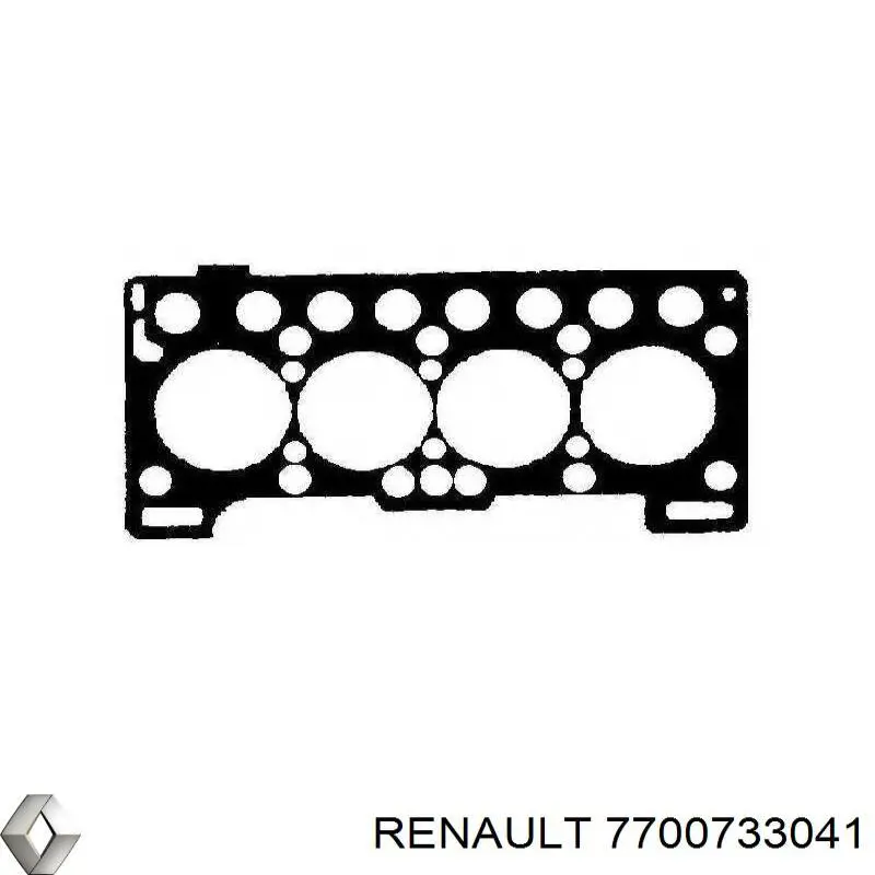 Прокладка ГБЦ Renault (RVI) 7700733041 ціна, від 41.66 USD