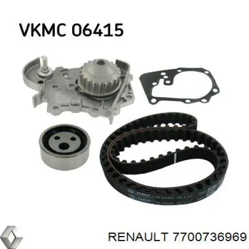 Купити 7700736969 Renault (RVI) Ремінь газорозподільного механізму