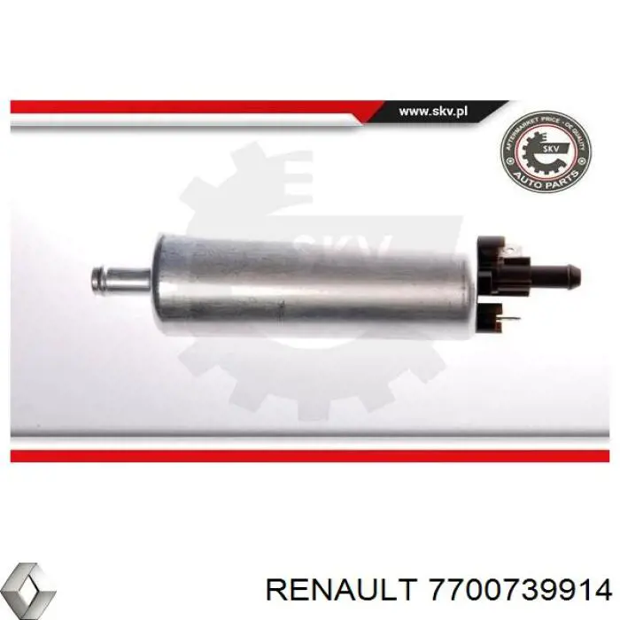 Паливний насос магістральний Renault (RVI) 7700739914 ціна, від 36.63 USD