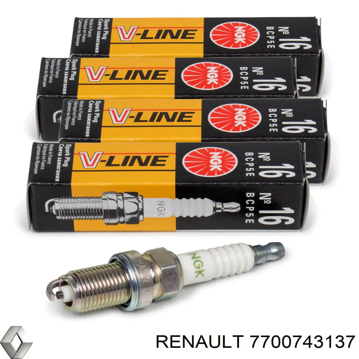 Купити 7700743137 Renault (RVI) Свічка запалювання
