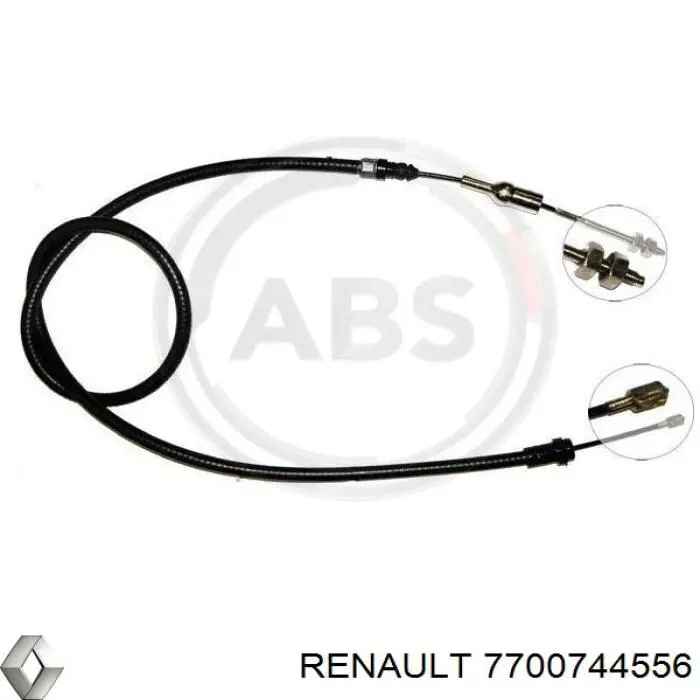 Трос зчеплення Renault (RVI) 7700744556 ціна, від 9.47 USD