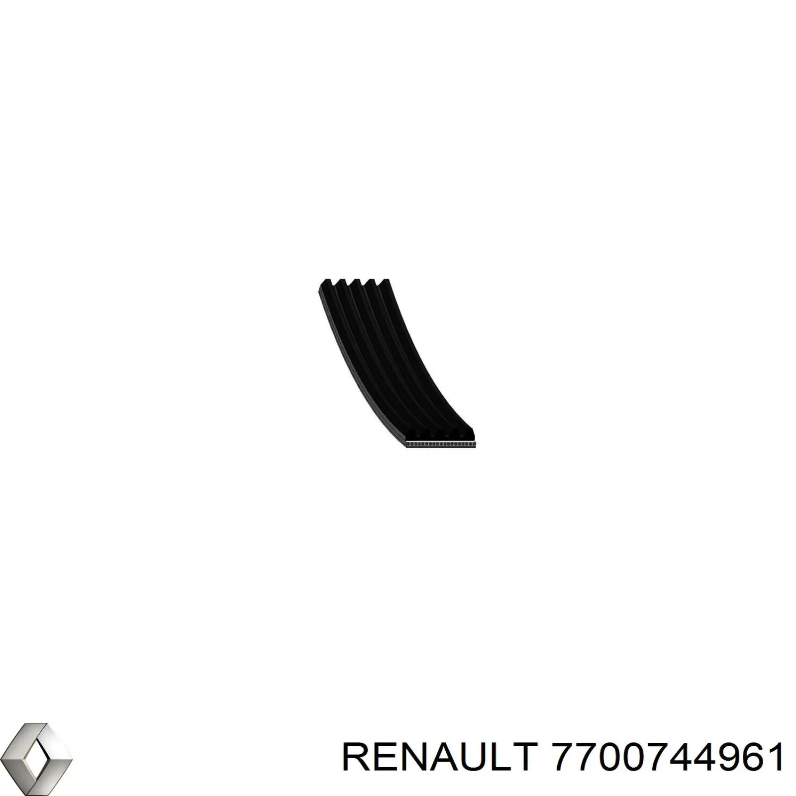 7700744961 Renault (RVI) ремінь приводний, агрегатів